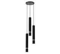 Milagro Black Chrome 3xGU10 Lampe Suspendue