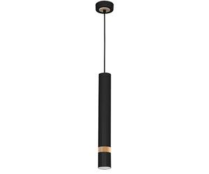 Milagro JOKER BLACK/WOOD lampe suspendue 1xGU10