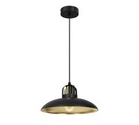 Milagro Lampe suspendue FELIX BLACK/GOLD 1xE27