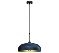 Milagro Lampe suspendue LINCOLN BLEU/DOR 1xE27 35cm