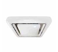 Milagro Plafonnier LED carré Cameron - Blanc