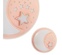 Milagro Plafonnier LED enfant lune - Rose pêche