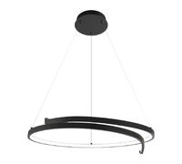 Suspension LED Lorenzo Milagro Lighting, noir, Salon / Salle à manger, Métal, Moderne