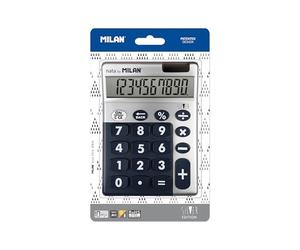 MILAN 159906SLBBL Blister calculatrice Argent Bleu
