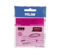 MILAN 50 Notes adhésives translucides amovibles rose Fluo 76 x 76 mm 411260850 Taille Unique