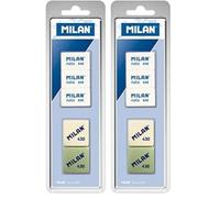 MILAN Blister 3 gommes 648 + 2 gommes 430 (Lot de 2)