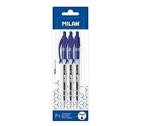 MILAN Blister 3 stylos P1 bleu, BWM10445