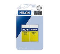 MILAN Blister de 2 gommes caoutchoucs en plastique 6024