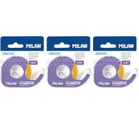 MILAN Blister distributeur ruban adhésif 19 mm x 33 m (Lot de 3)