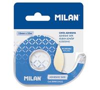 Milan - Blister distributeur ruban adhésif transparent 19 x 33 m bleu