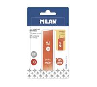 MILAN Blister petite boîte de 120 mines graphite 0.5 mm HB