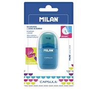 MILAN Blister taille-crayons gomme Capsule