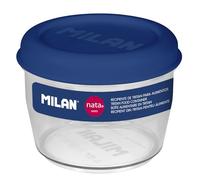 MILAN® Boîte à lunch ronde en Tritan 0,5 l Crème 624 Bleu