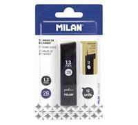 MILAN - Boîte de 12 mines graphite 1.3 mm 2B