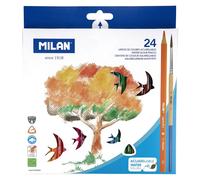 Milan pochette crayons aquarellables - 24 pièces
