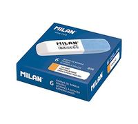 MILAN Boîte de 6 gommes double intensité 806