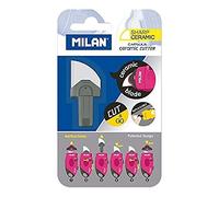 MILAN Lame de rechange BWM10338 Feuille céramique pour cutter Capsule