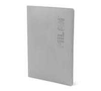 MILAN® Cahier A4 collé, papier quadrillé, 48 feuilles de 95 g/m², collection Shadow gris