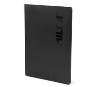 MILAN® Cahier A4 collé, papier quadrillé, 48 feuilles de 95 g/m², collection Shadow noir