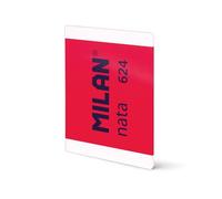 MILAN Cahier A4 encollé, papier blanc, 48 feuilles nata, rose