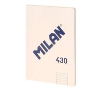 MILAN® Cahier collé A4, papier ligné, 48 feuilles A4, papier 95 g/m², série 1918, beige