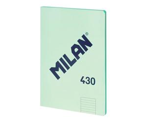 MILAN® Cahier collé, papier quadrillé, 48 feuilles A4, série 1918, vert