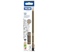 Milan Crayons Graphite 4B - Lot de 12