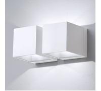 Milan Dau 80 Applique 4x DOB LED Strahler/Spot, aluminium anodisé