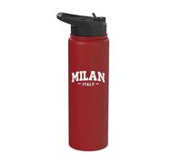 Milan Italie - Souvenir de vacances universitaire Stainless Steel Insulated Water Bottle