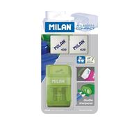 MILAN Kit Gomme et Taille-Crayon PVC