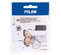 MILAN Notes adhésives translucides amovibles 76 x 76 mm