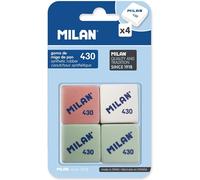 Milan Pack 4 Gommes