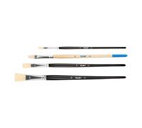MILAN® Sac de 3 pinceaux Plats série 501 n°4, 10 et 16 + 1 Pinceau série 524 n° 8
