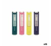 Milan Display Box 16 Erasers With Pencil Sharpener Stick Clair Enfants