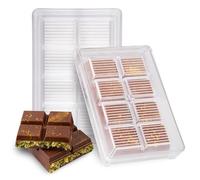 milano home Authentique moule à chocolat Dubaï en polycarbonate, moule professionnel pour barre de chocolat profond pour l'artisanat du chocolat emblématique de Dubaï avec précision et durabilité 1