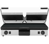 MILANTOAST-Double plaque de fonte à nervures lisses 220-240 V 3,5 kW