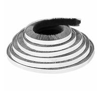 MILEQEE Joint de porte autocollant - 10m (L) x 9 mm (l) x 9 mm (P) - Joint de sol de porte - Super forte étanchéité - Boudin de porte - Brosse d'étanchéité pour tourbières, fenêtres, garde-robe