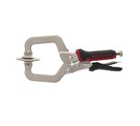 Milescraft 4000 Pince frontale de 5,1 cm - Robuste, verrouillable, pince en C avec coussinets pivotants réglables, pour menuiserie de trou de poche, projets en bois, soudure et plus encore