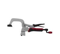 Milescraft 4006 Pince d'établi de 7,6 cm - Pince de maintien robuste avec coussinet en caoutchouc non marquant pour une utilisation avec des rails en T, des tables de serrage et des plaques de serrage