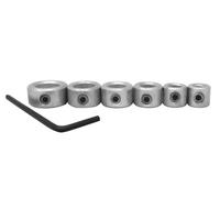 Milescraft 5342 Lot de 6 butées de forage inclus 3/16, 1/4, 5/16, 3/8, 7/16 et 1/2"
