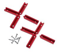 Milescraft CrossTrax™ 4041 Kit d'intersection en T 8 pièces de 7,6 cm de long avec trous de montage pré-percés, pour rail en T universel, accessoires de rail en T pour établis, gabarits de travail du