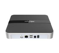 Milesight NVR Mini 4K H.265 8 canaux 1000, argent | IA VCA, intégration POS, enregistrement 8 MP MS-N1008-UC-S