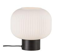 Nordlux Milford Lampe de table en verre IP20 E27 - Noir