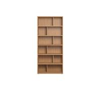Bibliothèque design finition bois clair chêne L92 cm EPURE