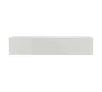 Élément mural TV horizontal blanc laqué brillant L137.5 cm ETERNEL