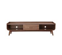 Meuble TV vintage bois noyer 180 cm HALLEN