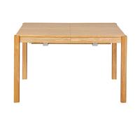 Table à manger extensible rallonges intégrées en bois clair chêne rectangulaire L125-238 cm AGALI