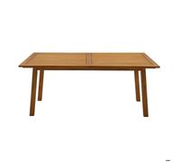 Table de jardin extensible rallonges intégrées en bois massif L180-240 cm MAYEL