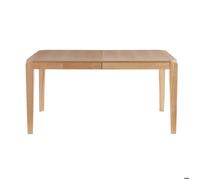 Table extensible rallonges intégrées rectangulaire en bois clair L150-180 cm BOLLY