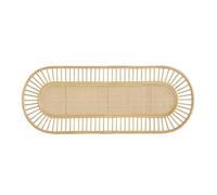 Miliboo Tête de lit déco en rotin Naturel et cannage L165 cm Bow